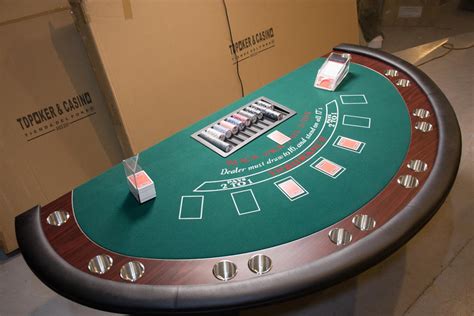 A mesa de blackjack